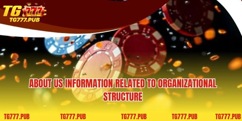 About us information related to organizational structure