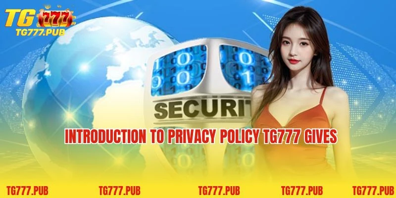 Introduction to Privacy Policy TG777 gives